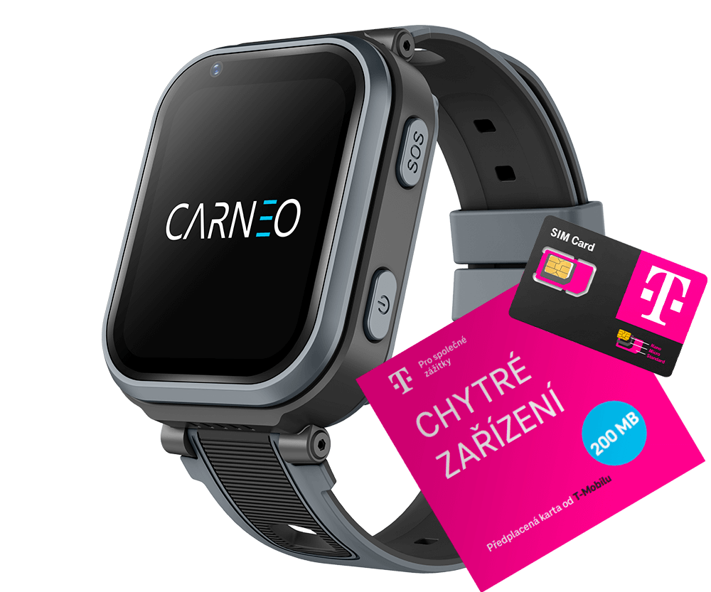 Carneo Guardkid+ 4G Ultra black SIM CZ